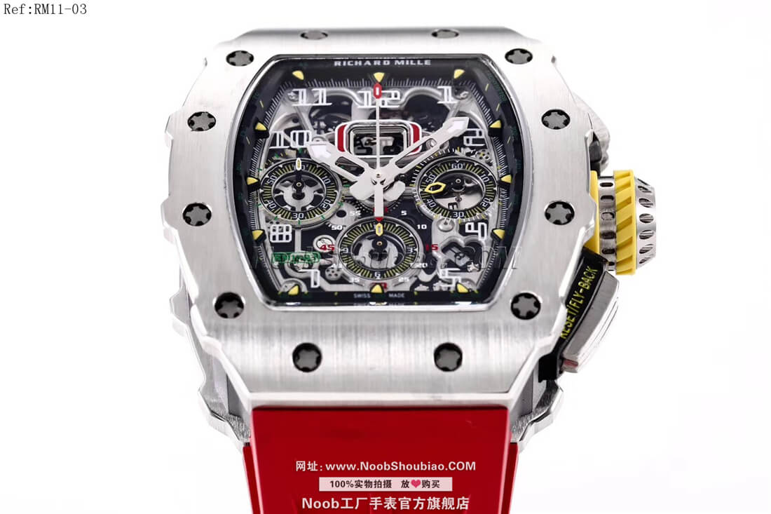 noob手表Richard Mille 理查德·米勒 RM11-03 红色胶带