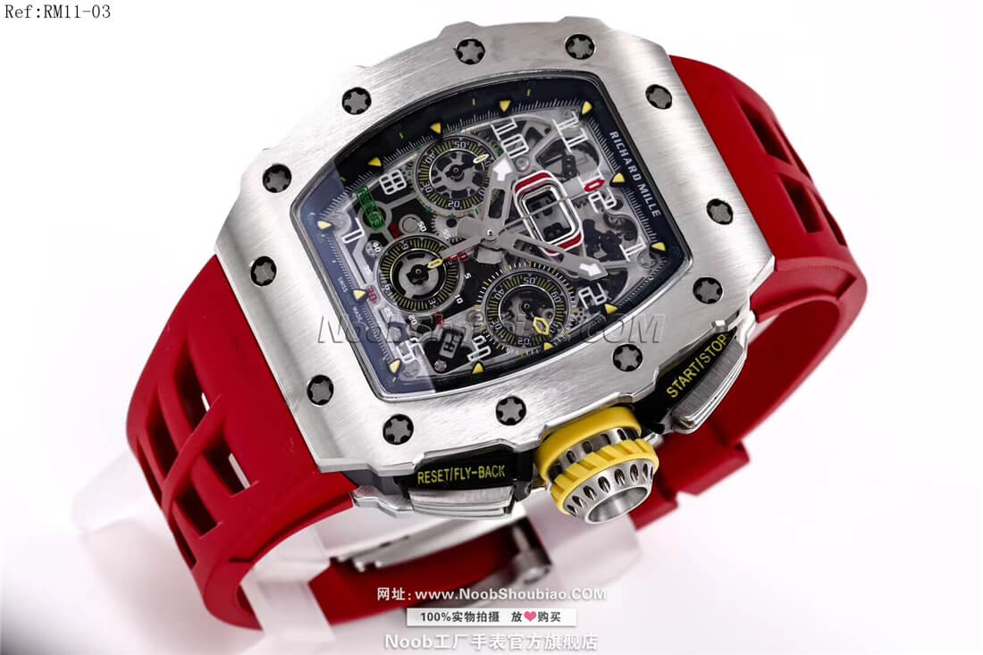 noob工厂Richard Mille 理查德·米勒 RM11-03 红色胶带