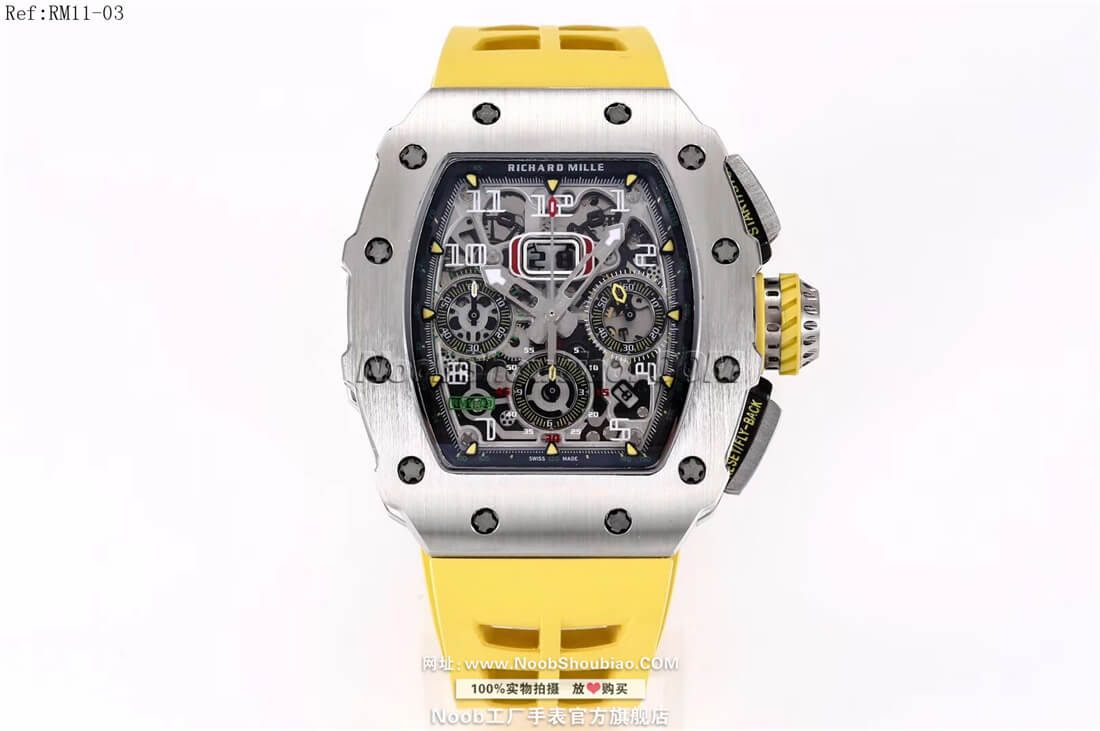 noob官网Richard Mille 理查德·米勒 RM11-03 黄色胶带
