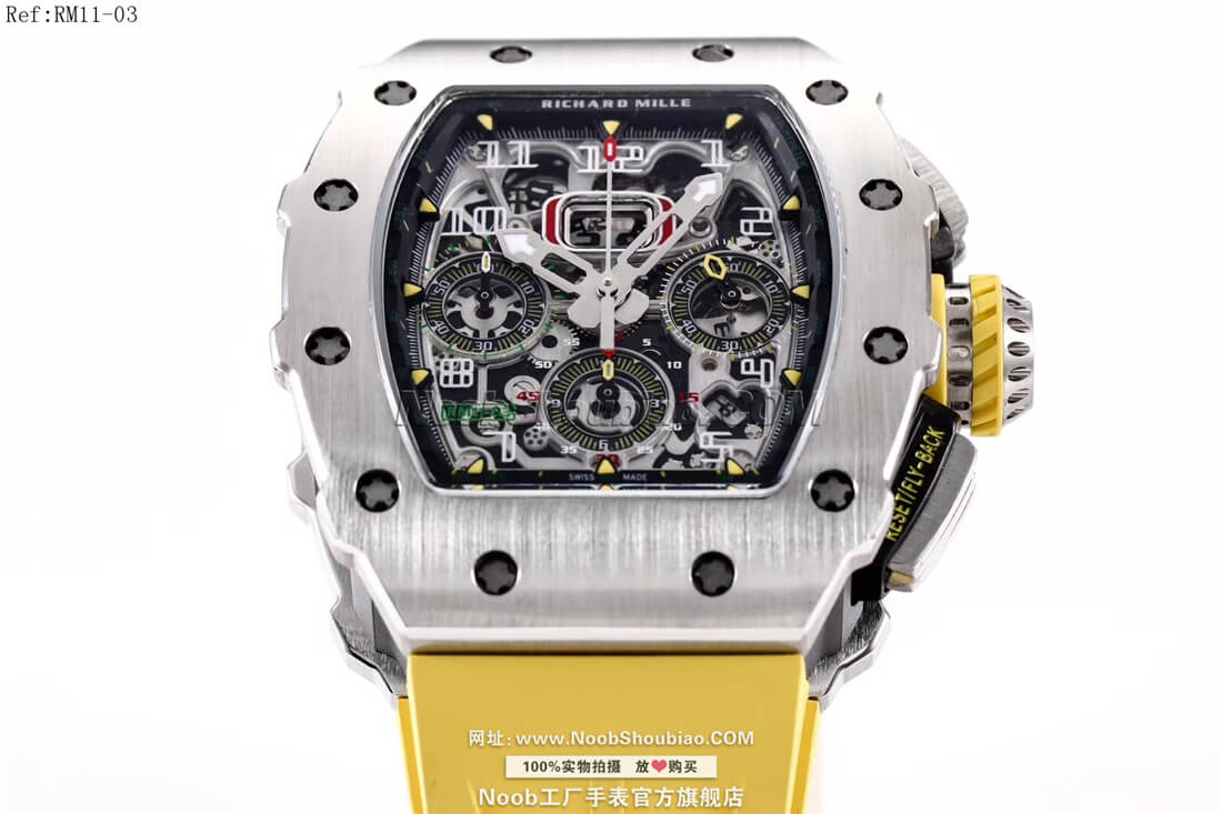 n厂Richard Mille 理查德·米勒 RM11-03 黄色胶带