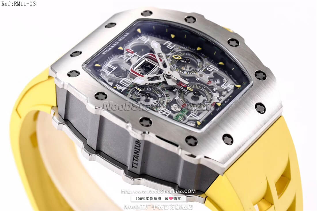 noobRichard Mille 理查德·米勒 RM11-03 黄色胶带
