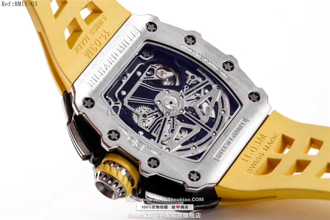n厂手表官网Richard Mille 理查德·米勒 RM11-03 黄色胶带