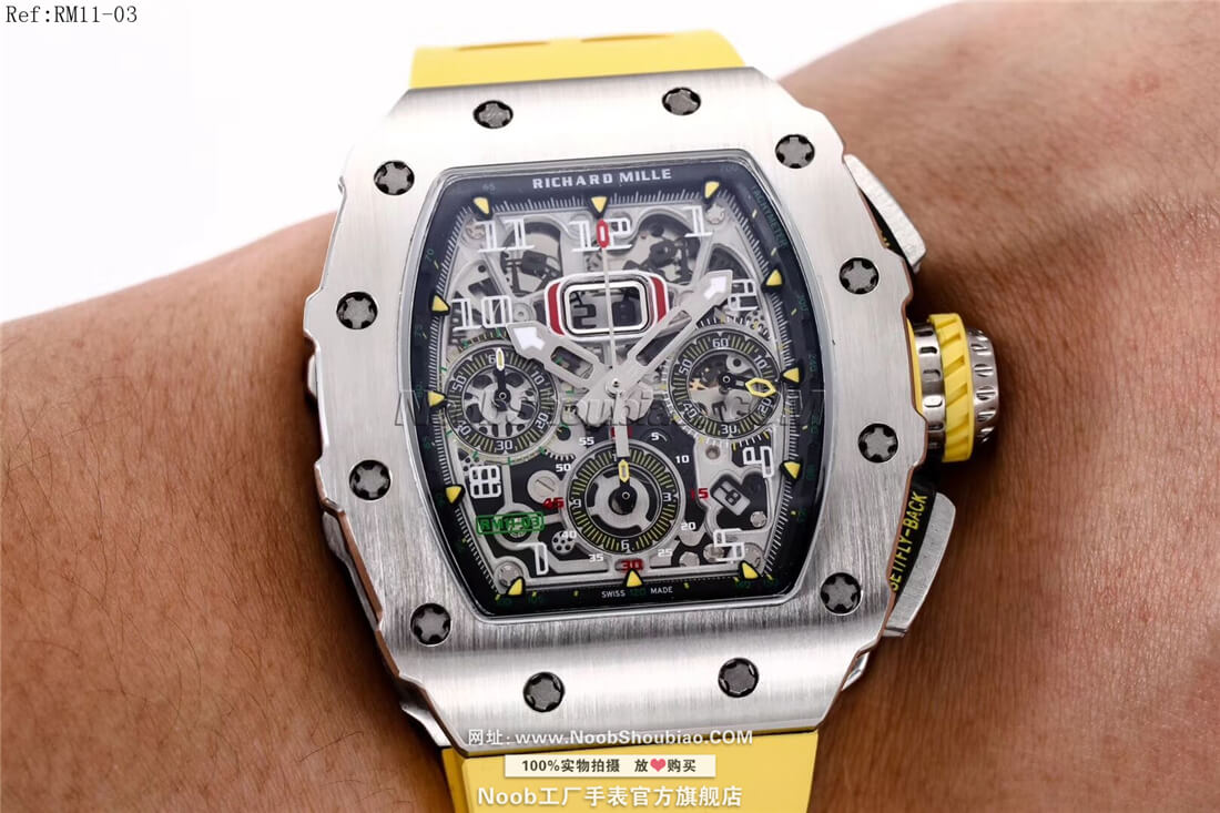  noob厂官网Richard Mille 理查德·米勒 RM11-03 黄色胶带