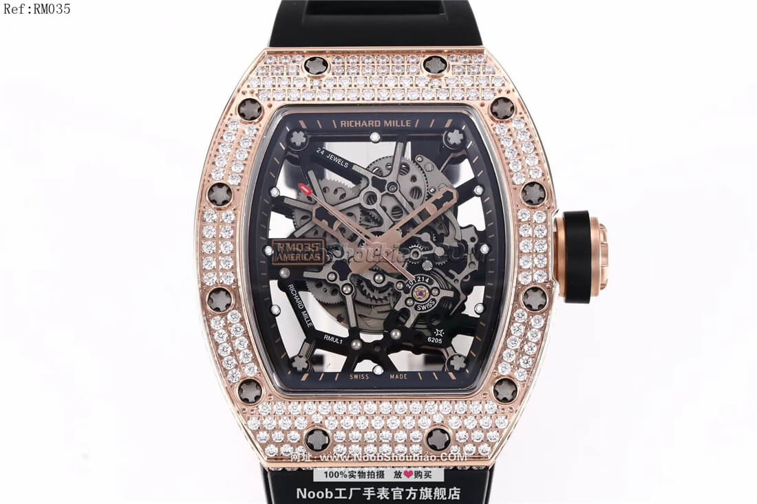 n厂Richard Mille 理查德·米勒 RM35 美国公牛＂纪念版 奢华漫钻系列