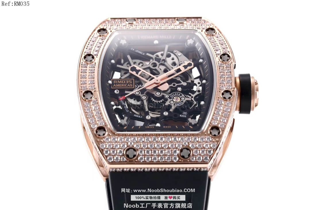  noob手表Richard Mille 理查德·米勒 RM35 美国公牛＂纪念版 奢华漫钻系列
