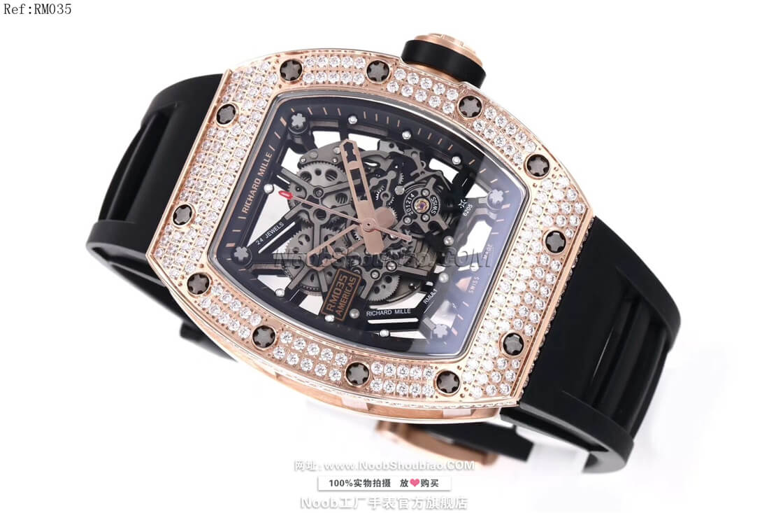 noob工厂Richard Mille 理查德·米勒 RM35 美国公牛＂纪念版 奢华漫钻系列