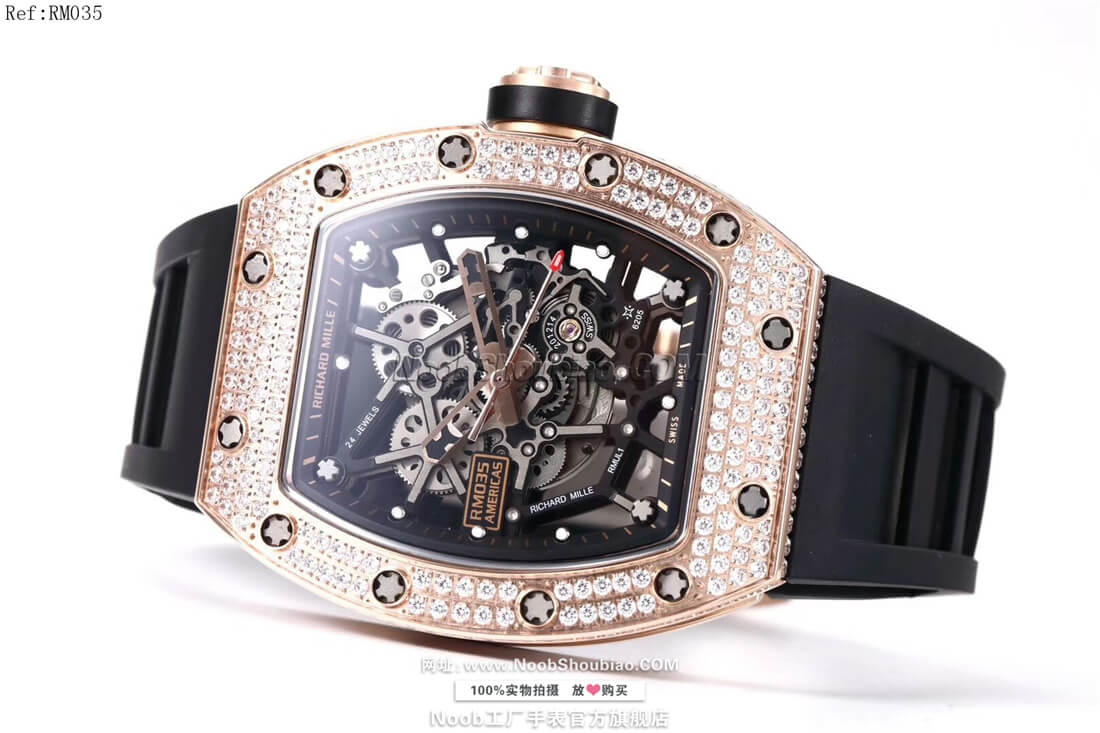 n厂手表官网Richard Mille 理查德·米勒 RM35 美国公牛＂纪念版 奢华漫钻系列