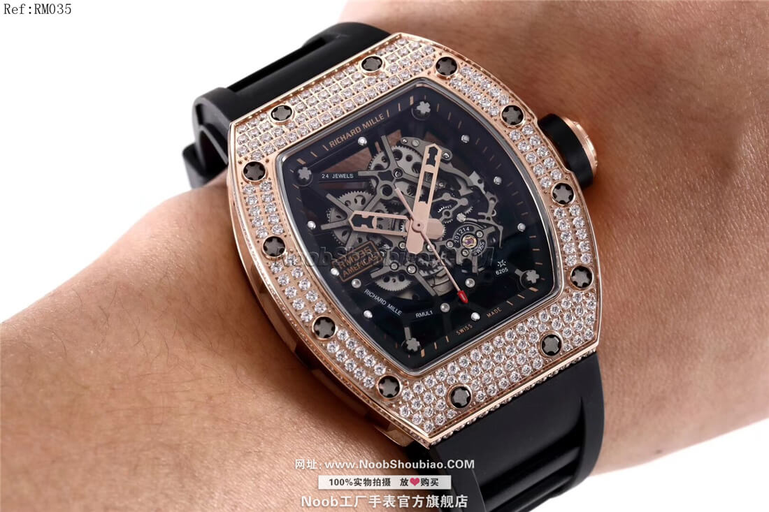 noob官方旗舰店Richard Mille 理查德·米勒 RM35 美国公牛＂纪念版 奢华漫钻系列