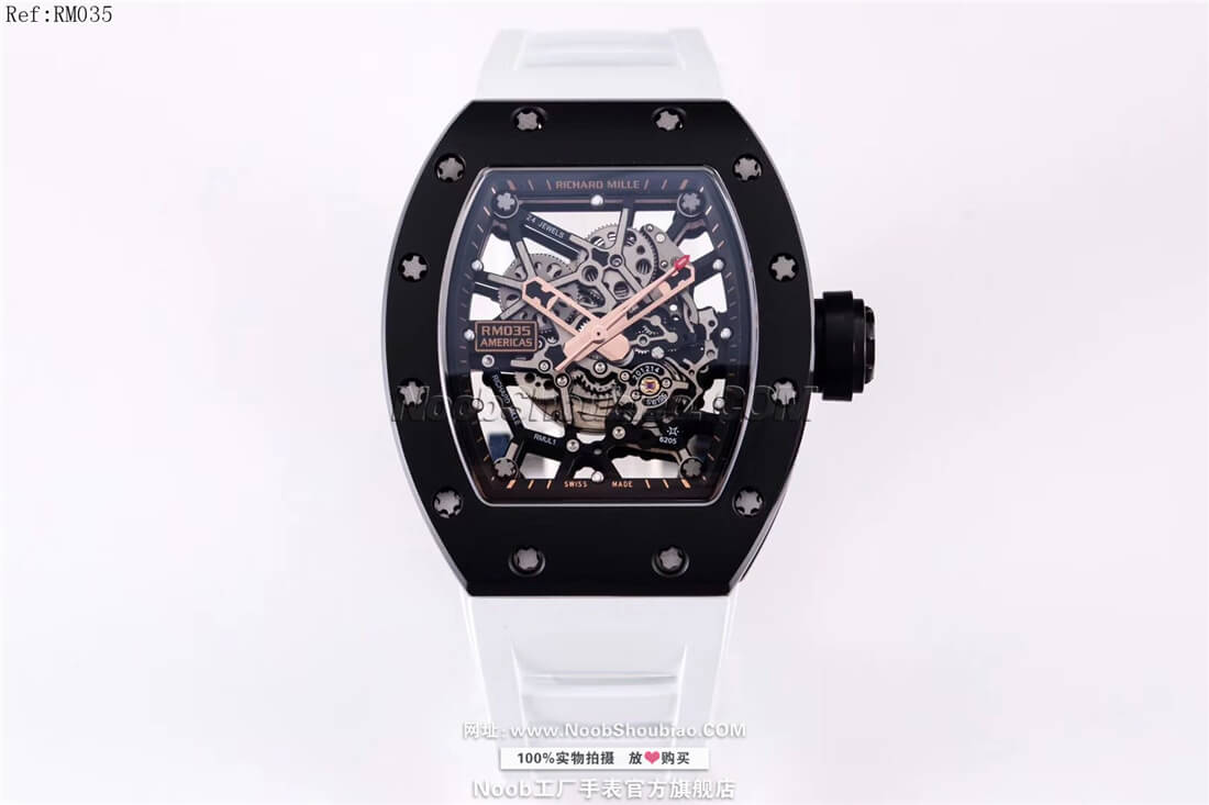 noob官网Richard Mille 理查德·米勒 RM035 Americas 美国公牛＂纪念版 白色胶带