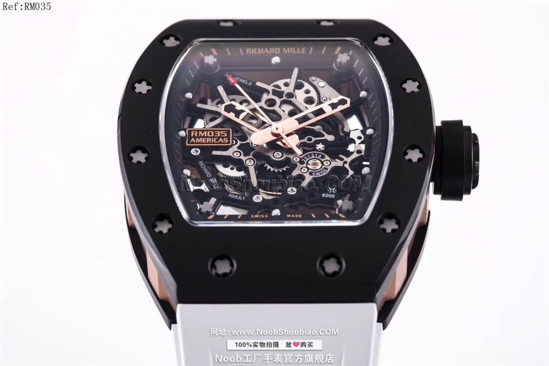  noob手表Richard Mille 理查德·米勒 RM035 Americas 美国公牛＂纪念版 白色胶带