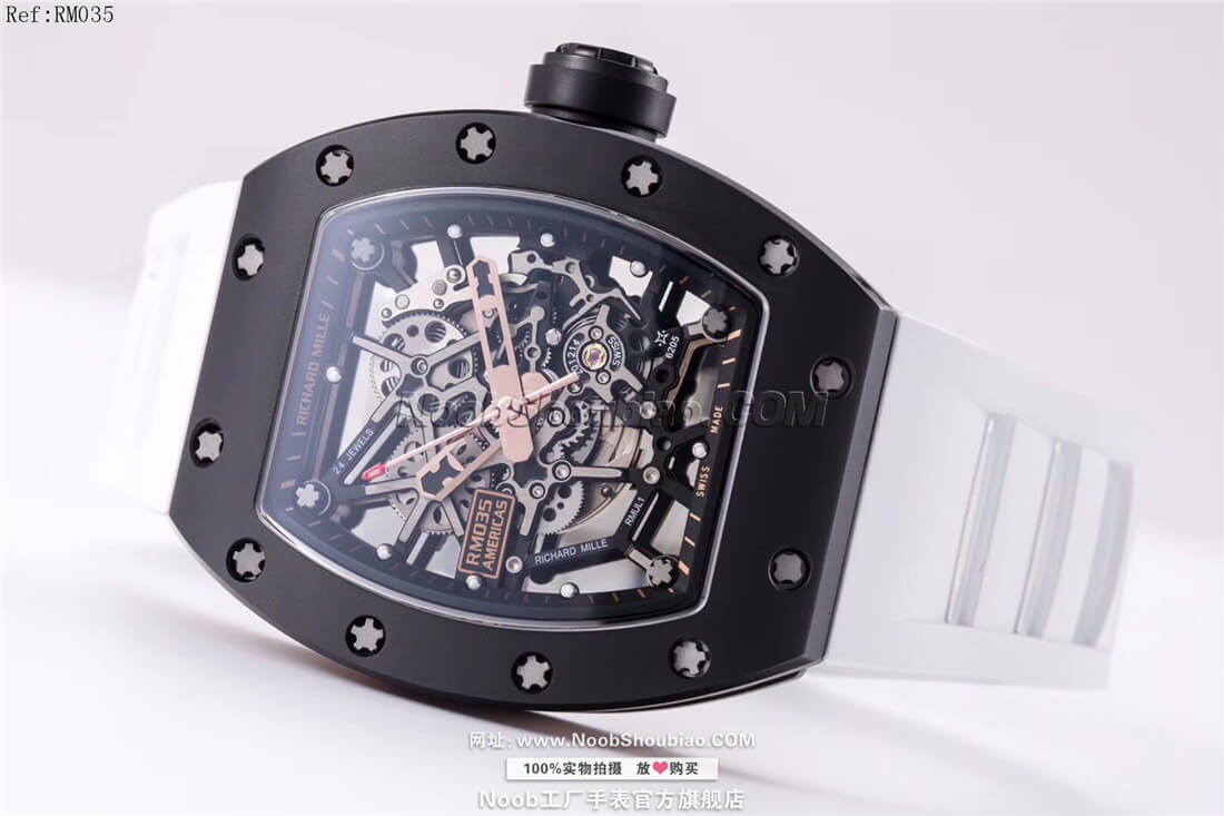 n厂手表官网Richard Mille 理查德·米勒 RM035 Americas 美国公牛＂纪念版 白色胶带