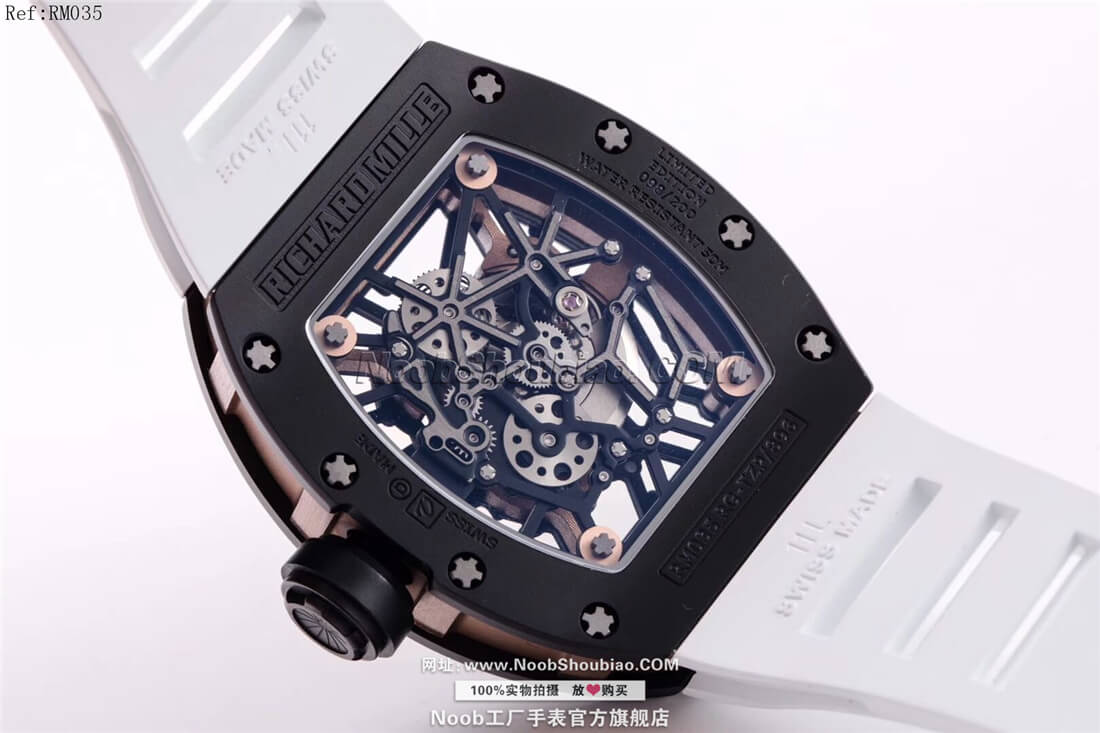  n版手表Richard Mille 理查德·米勒 RM035 Americas 美国公牛＂纪念版 白色胶带