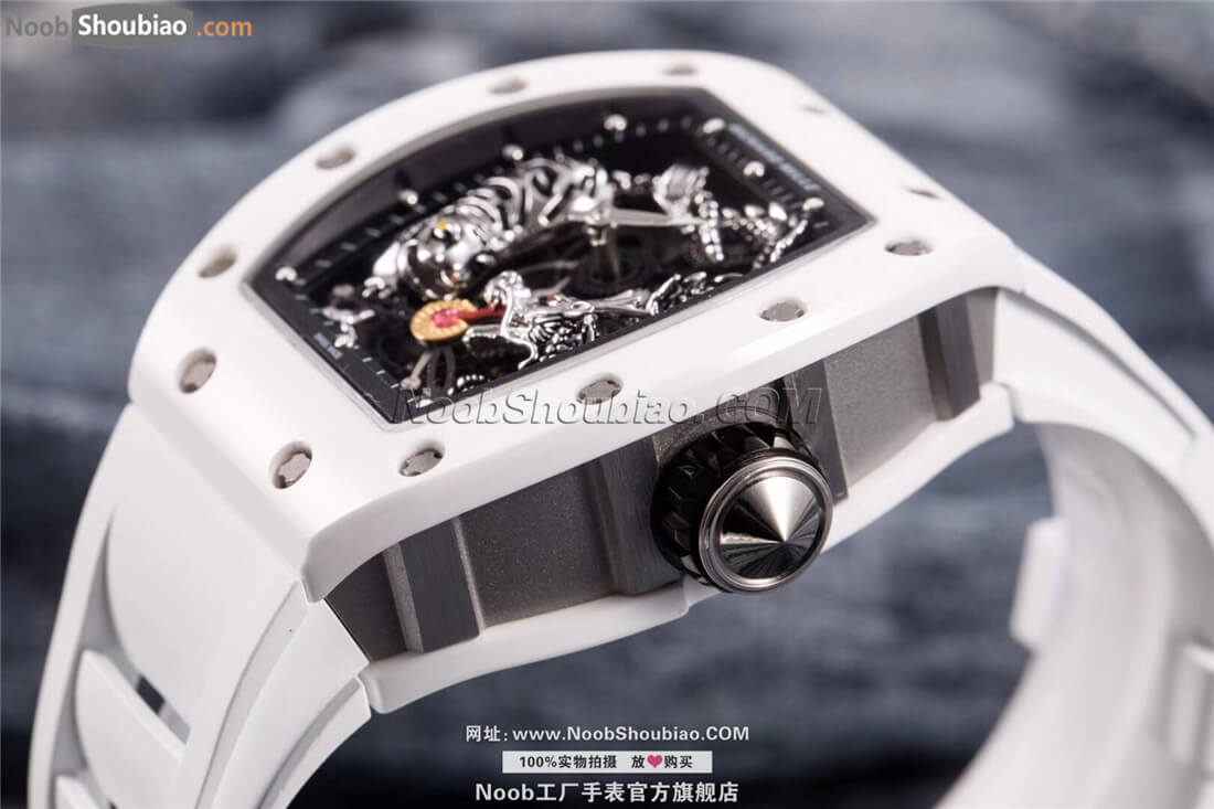 noobRichard Mille 理查德·米勒 RM 051 Jackie Chan 白色陶瓷 成龙定制版 