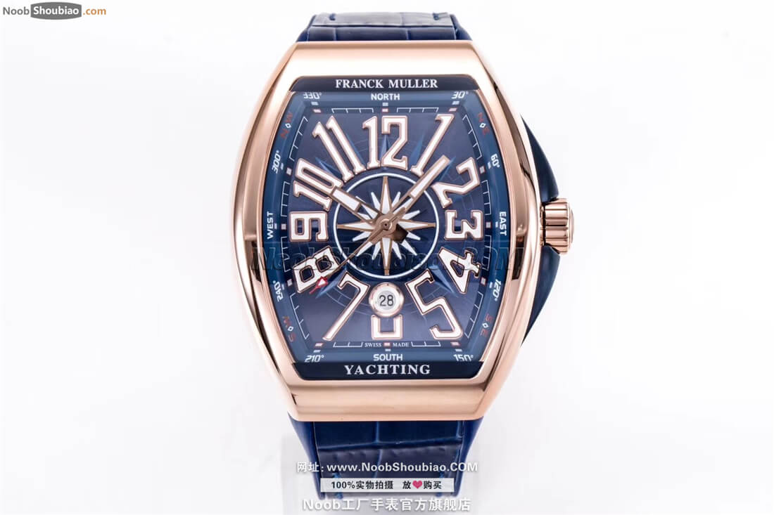  noob官网法穆兰 Franck Muller Vanguard Yachting V 45 SC DT YACHT 玫瑰金