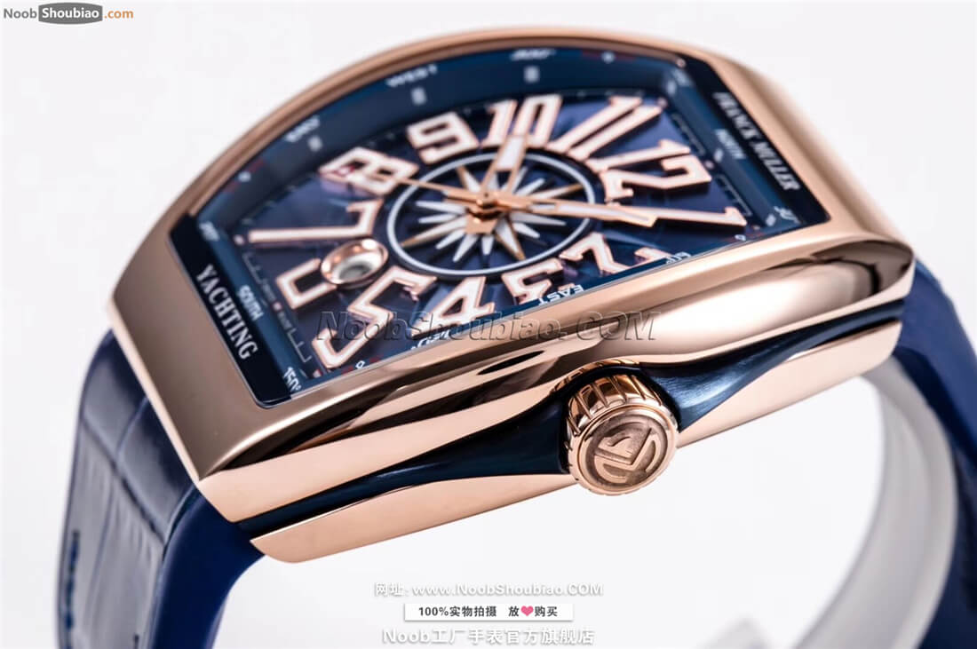  noob法穆兰 Franck Muller Vanguard Yachting V 45 SC DT YACHT 玫瑰金