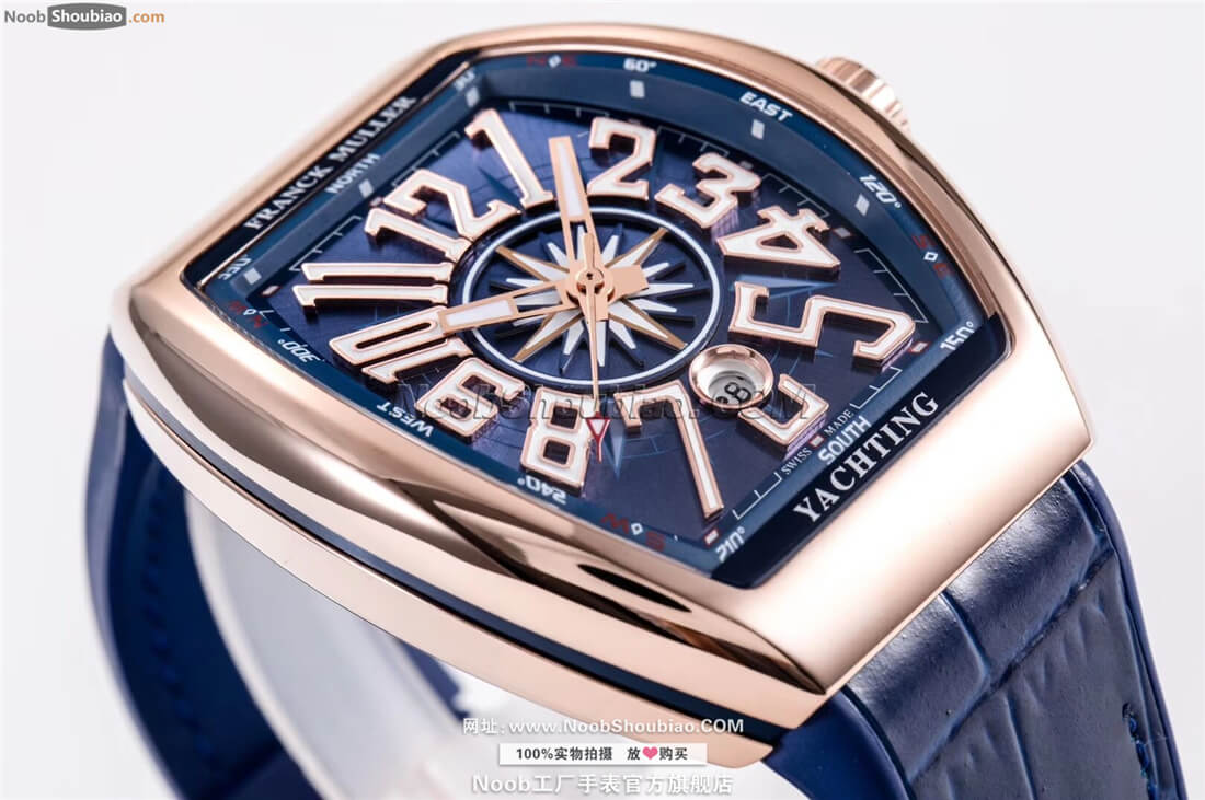 复刻名表法穆兰 Franck Muller Vanguard Yachting V 45 SC DT YACHT 玫瑰金