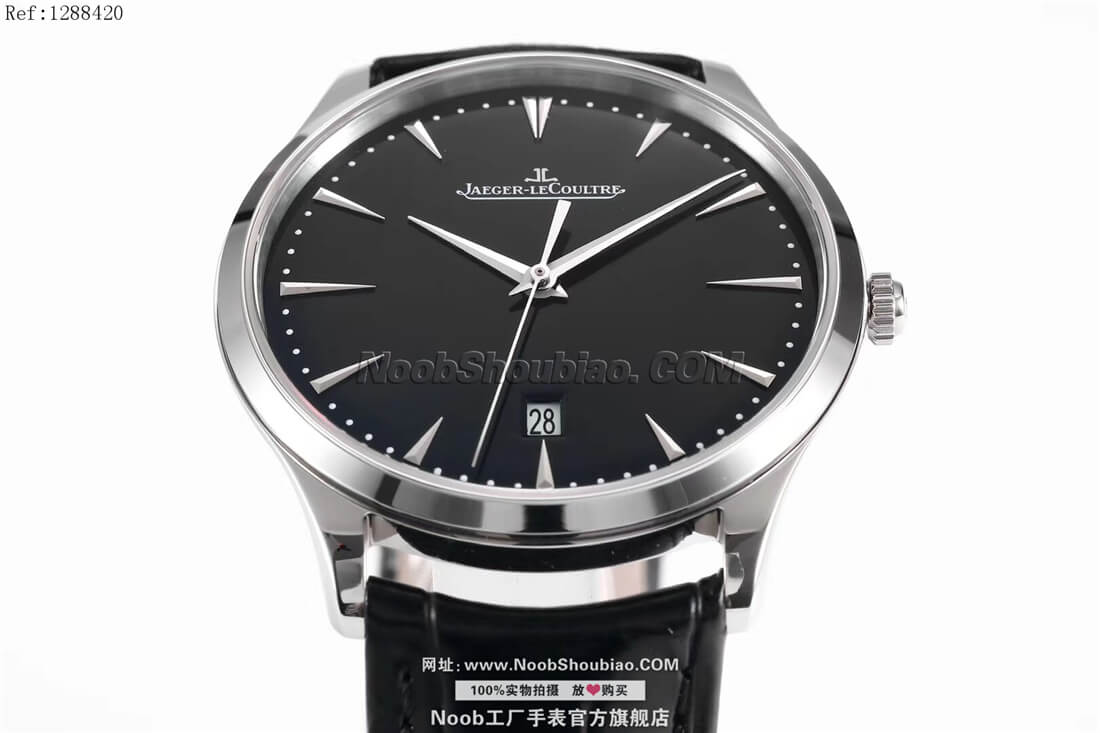 noob手表Jaeger-LeCoultre 积家 MASTER ULTRA THIN 超薄大师系列 Q1288420 黑盘