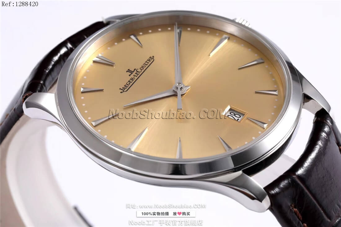 复刻名表Jaeger-LeCoultre 积家 MASTER ULTRA THIN 超薄大师系列 Q1288420 香槟色