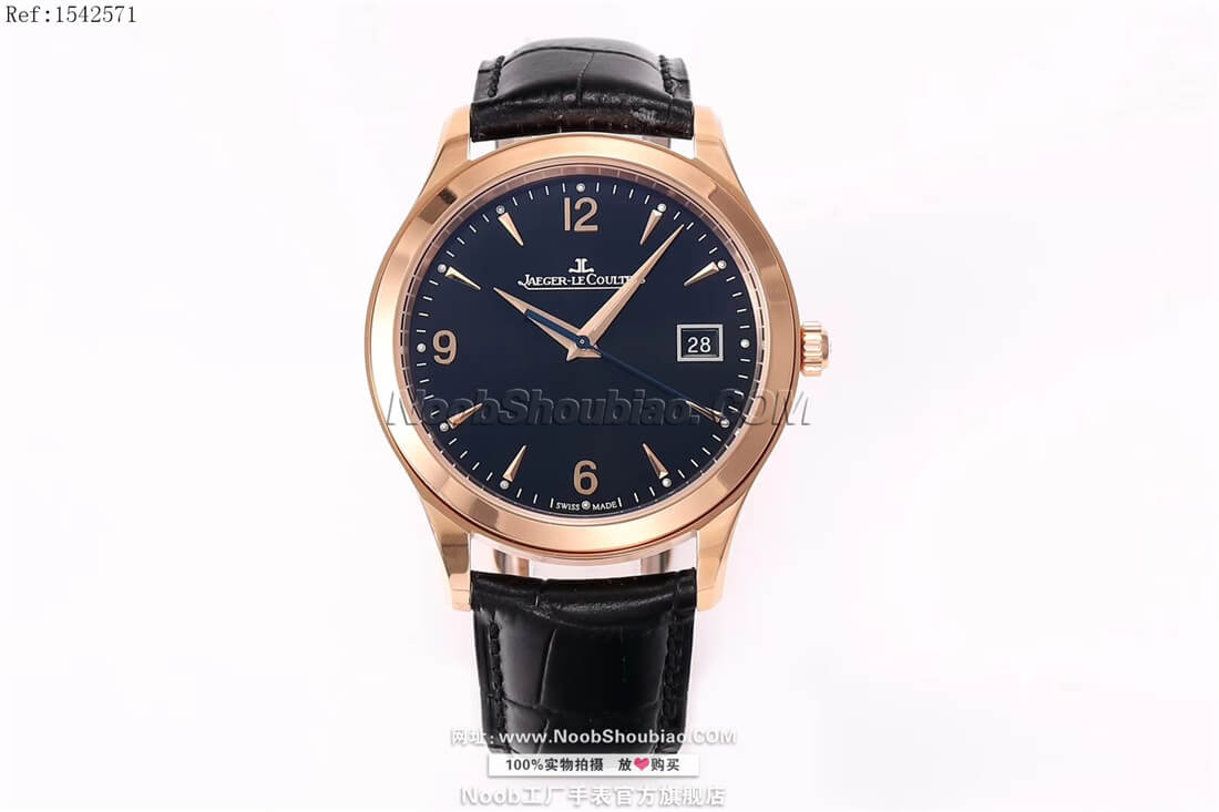 积家 Jaeger-LeCoultre 大师系列日历腕表 Master Control Date Q1542571 玫瑰金 - Noob完美版