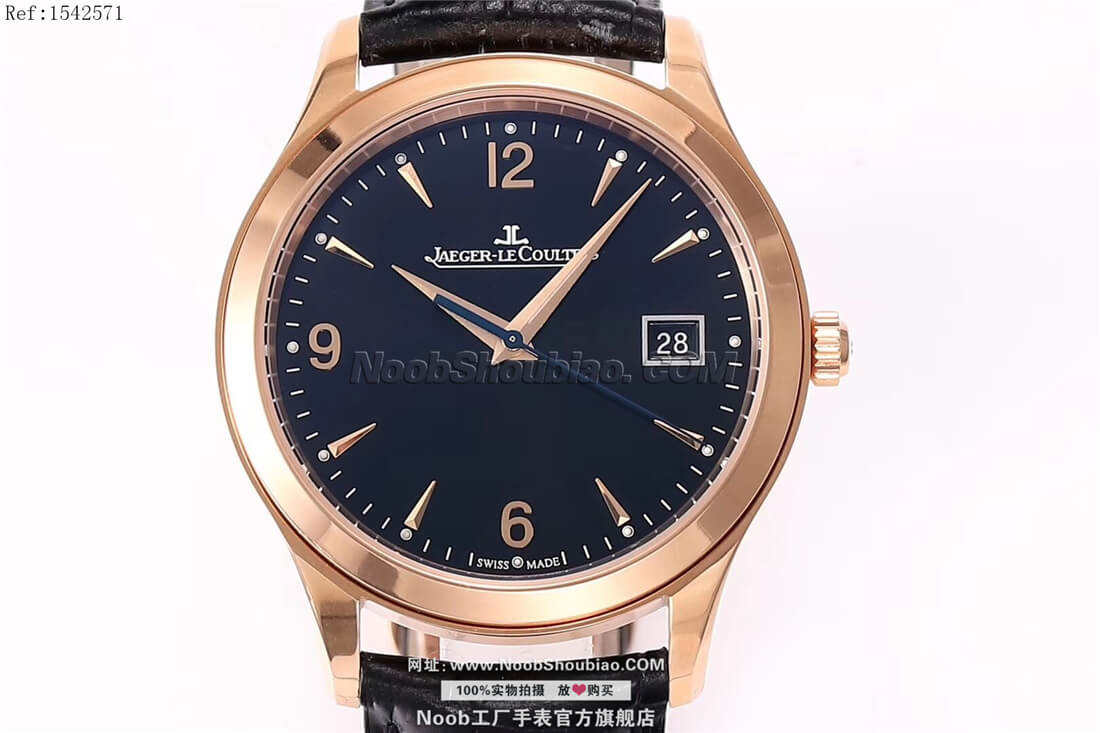 积家 Jaeger-LeCoultre 大师系列日历腕表 Master Control Date Q1542571 玫瑰金 - Noob完美版