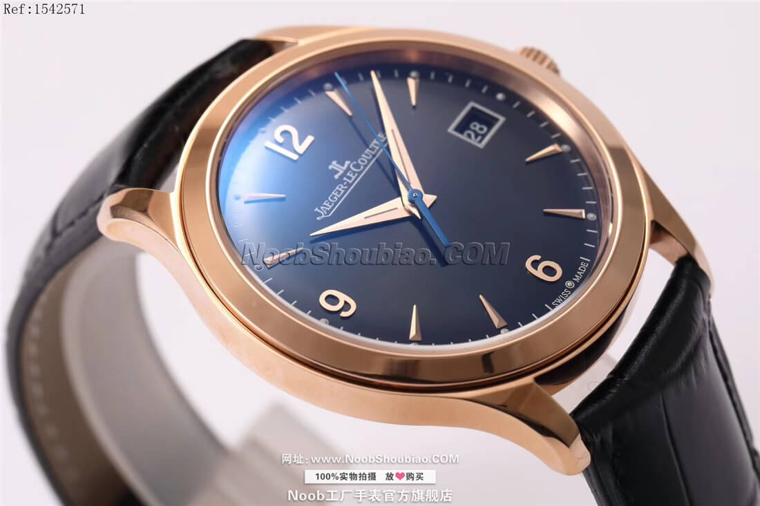 积家 Jaeger-LeCoultre 大师系列日历腕表 Master Control Date Q1542571 玫瑰金 - Noob完美版