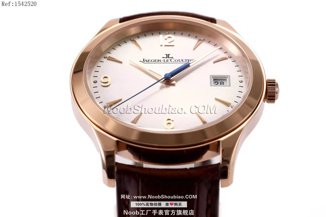 noob厂积家 Jaeger-LeCoultre 大师系列日历腕表 Master Control Date Q1542520 玫瑰金