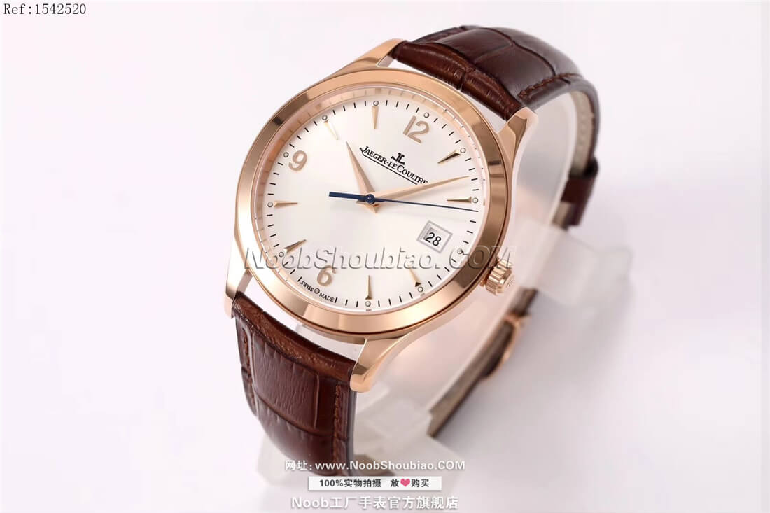 noob手表积家 Jaeger-LeCoultre 大师系列日历腕表 Master Control Date Q1542520 玫瑰金