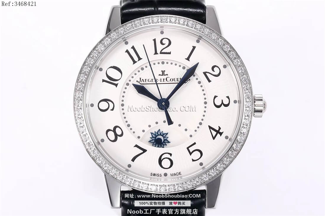  n厂Jaeger-LeCoultre 积家 rendez vous 约会系列 日夜显示腕表 Night & Day Q3468421 镶钻