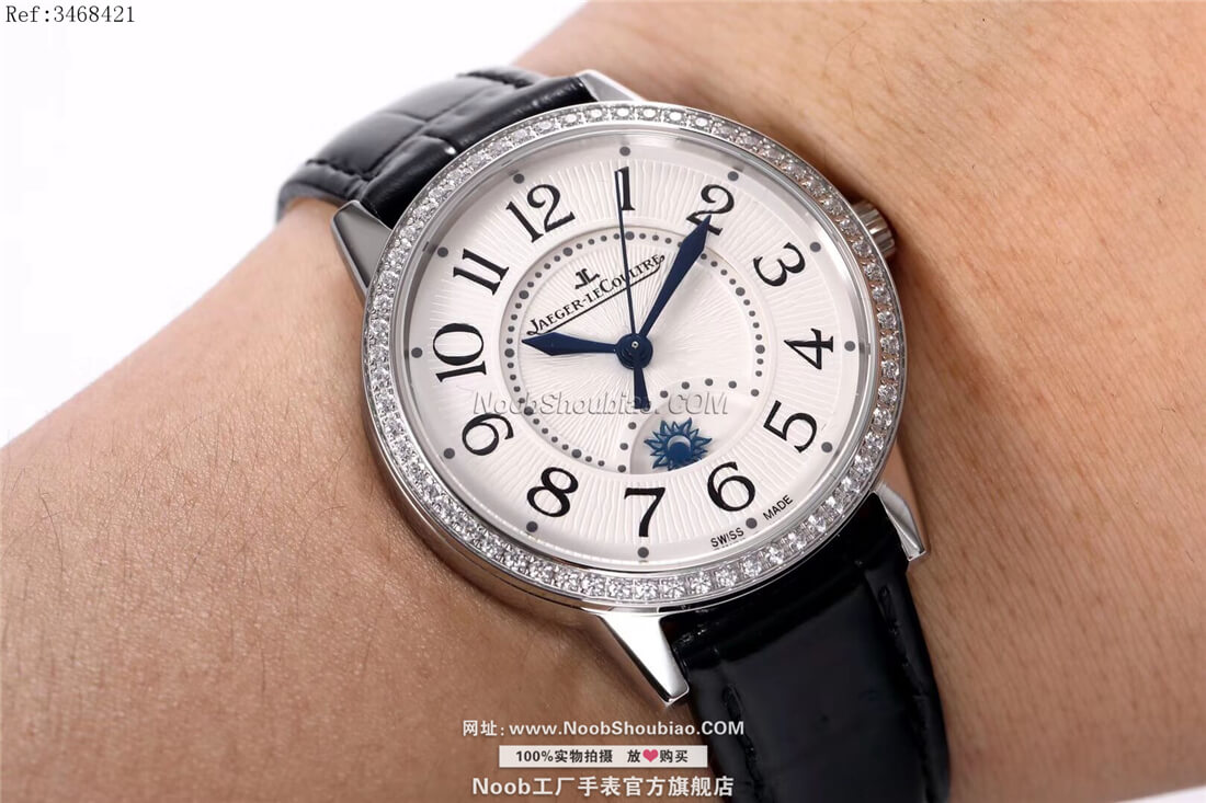  noob官方旗舰店Jaeger-LeCoultre 积家 rendez vous 约会系列 日夜显示腕表 Night & Day Q3468421 镶钻