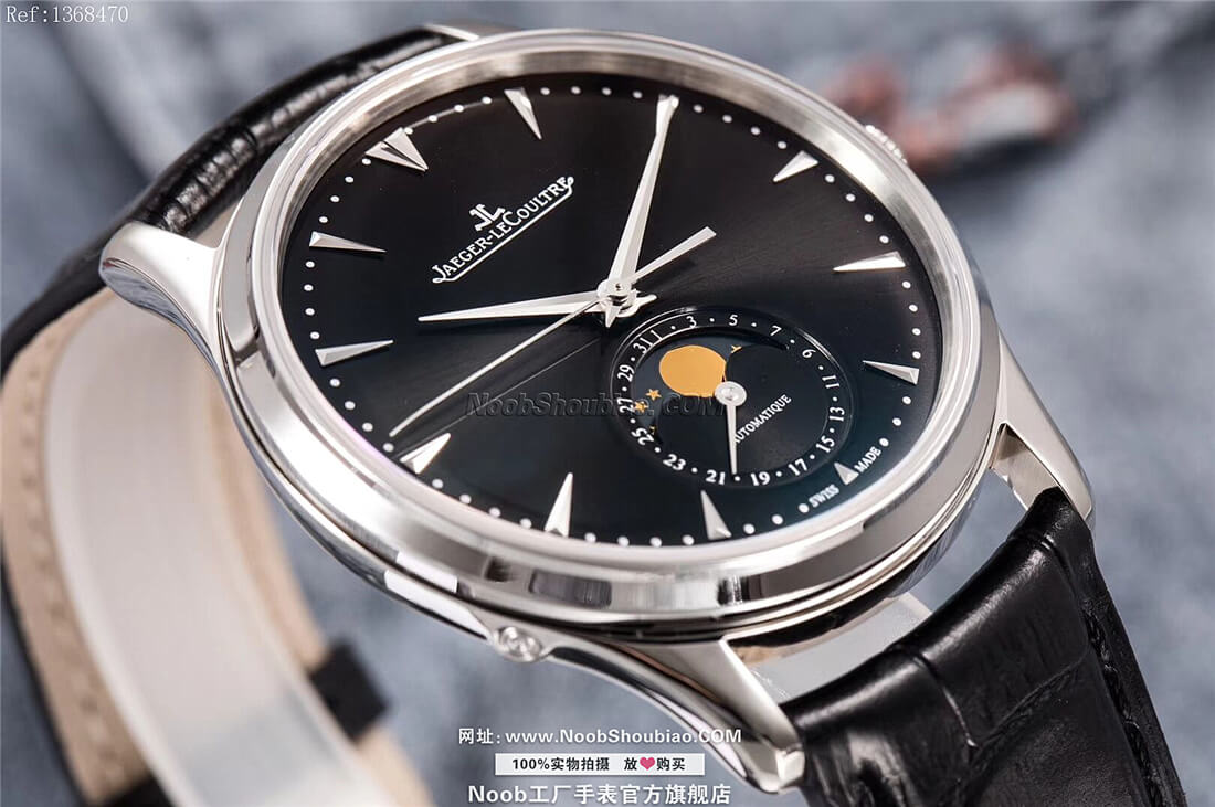 noob工厂积家 Jaeger-LeCoultre Master Ultra Thin Moon 超薄月相大师系列 Q1368470 