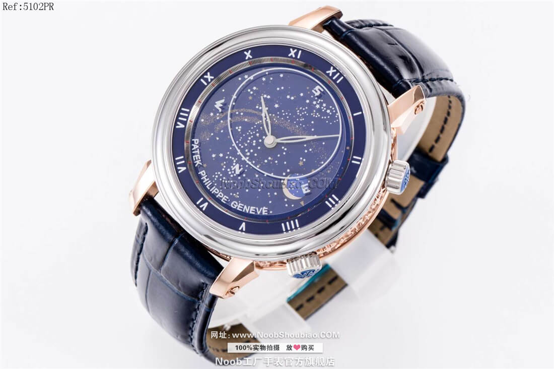noob手表PATEK PHILIPPE 百达翡丽 超级复杂功能计时系列 5102PR