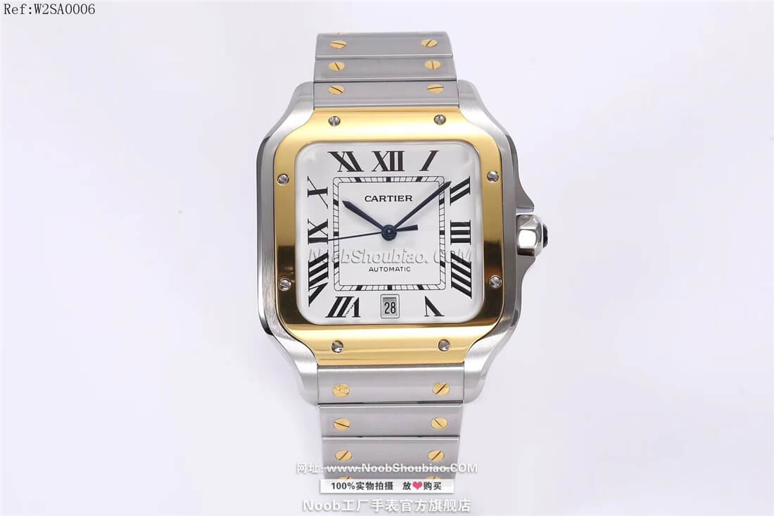 noob官网Cartier 卡地亚 山度士 Santos 100 桑托斯 W2SA0006 
