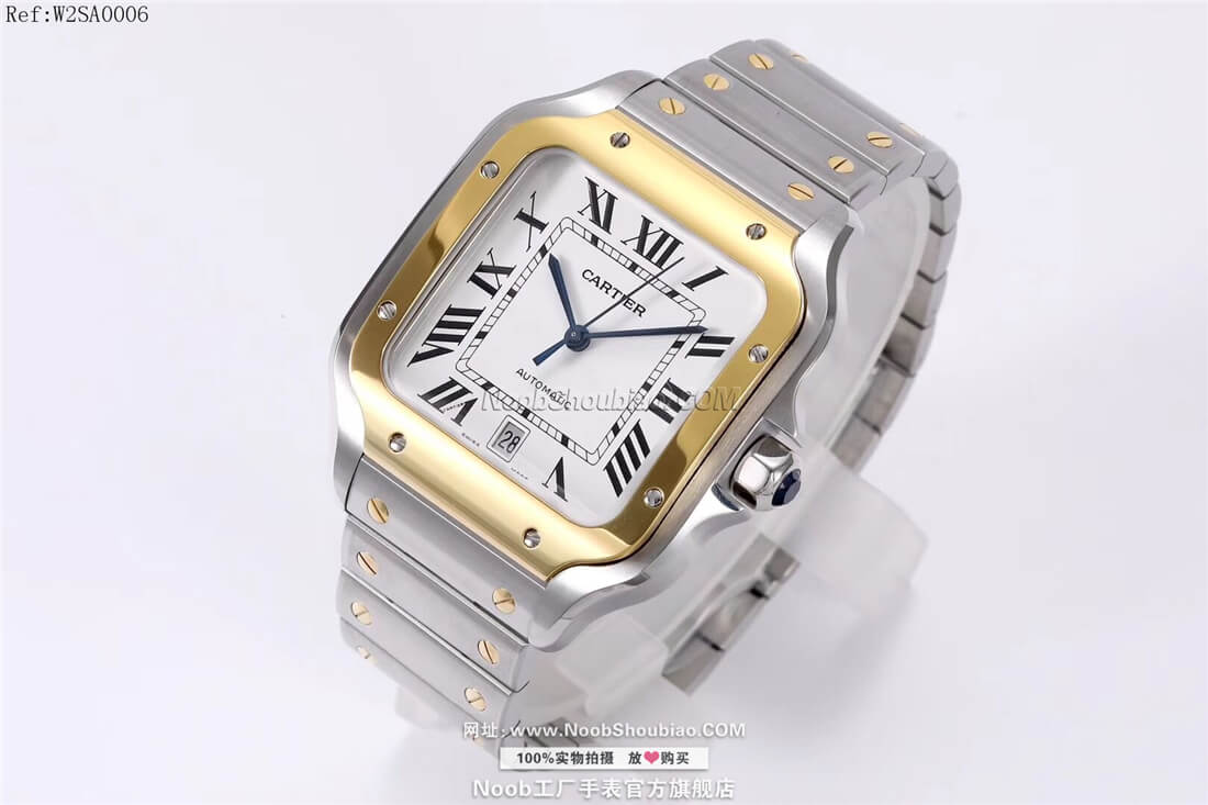 noob工厂Cartier 卡地亚 山度士 Santos 100 桑托斯 W2SA0006 