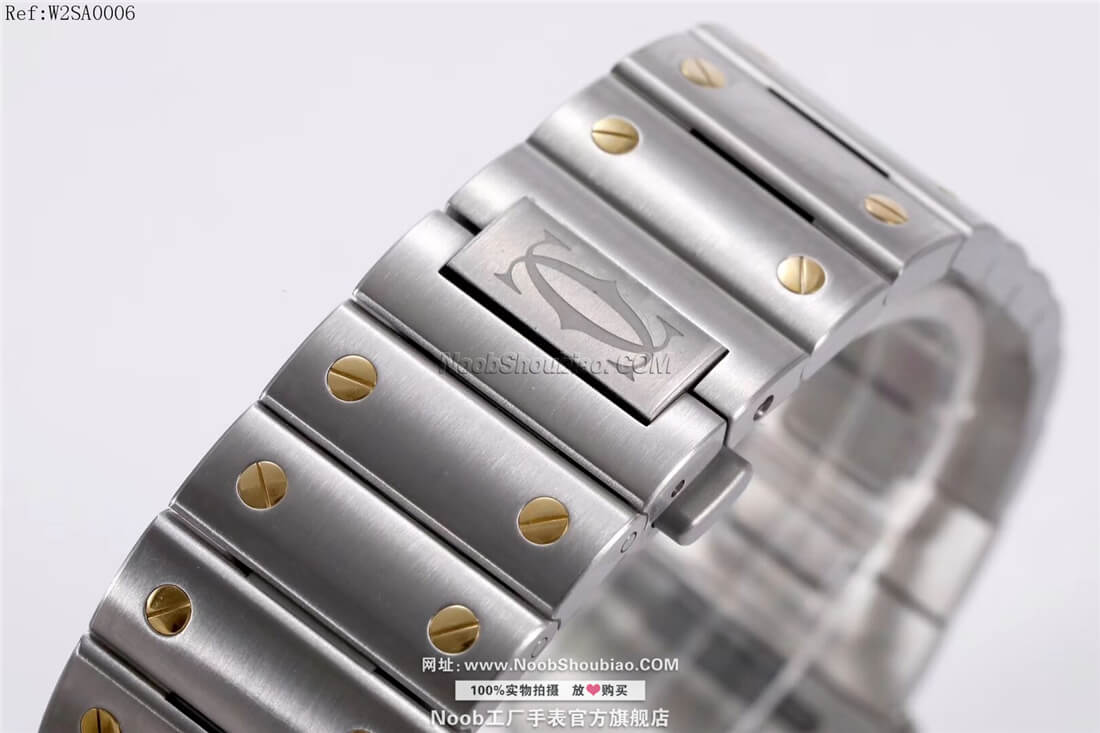 noob厂官网Cartier 卡地亚 山度士 Santos 100 桑托斯 W2SA0006 