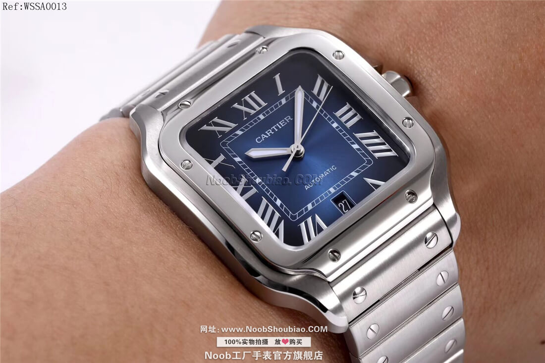 noob官方旗舰店Cartier 卡地亚 山度士 Santos 100 桑托斯 WSSA0013