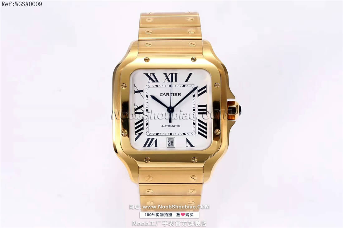 noob官网Cartier 卡地亚 山度士 Santos 100 桑托斯 WGSA0009