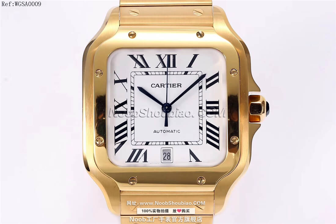 n厂Cartier 卡地亚 山度士 Santos 100 桑托斯 WGSA0009