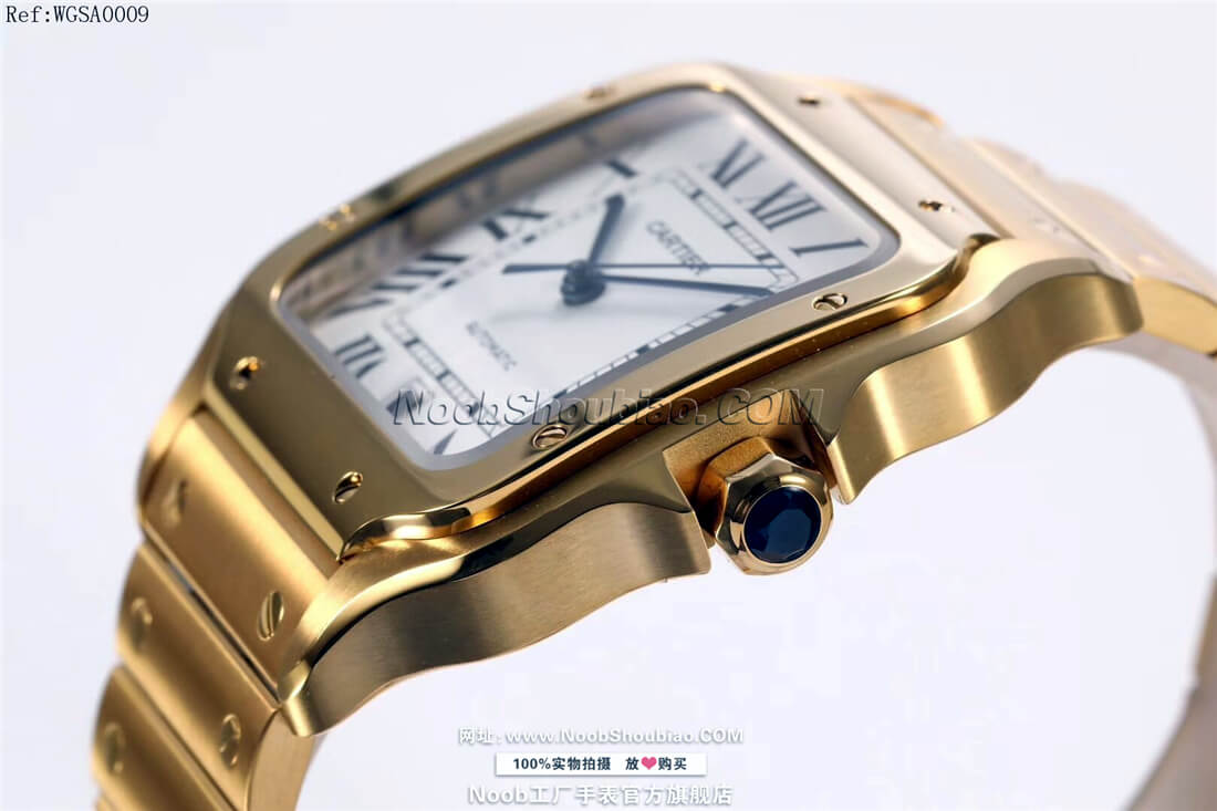  复刻名表Cartier 卡地亚 山度士 Santos 100 桑托斯 WGSA0009