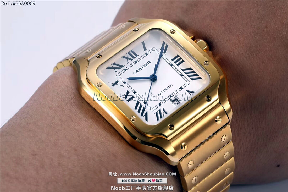 noob官方旗舰店Cartier 卡地亚 山度士 Santos 100 桑托斯 WGSA0009