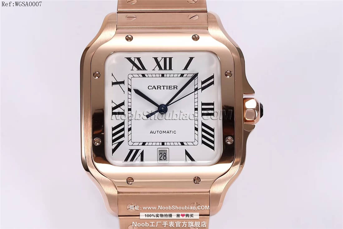 n厂Cartier 卡地亚 山度士 Santos 100 桑托斯 WGSA0007
