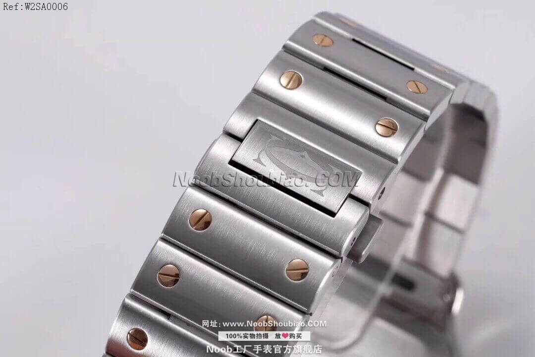   noob厂官网Cartier 卡地亚 山度士 Santos 100 桑托斯 W2SA0006 