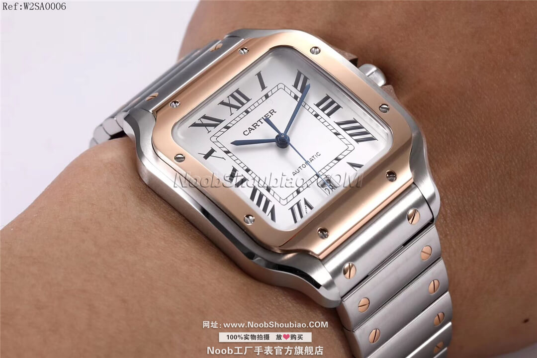   noob官方旗舰店Cartier 卡地亚 山度士 Santos 100 桑托斯 W2SA0006 