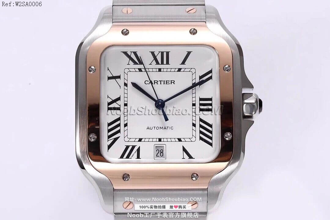  n厂Cartier 卡地亚 山度士 Santos 100 桑托斯 W2SA0006 