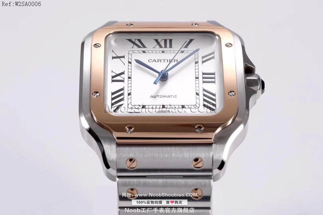noob手表 Cartier 卡地亚 山度士 Santos 100 桑托斯 W2SA0006 