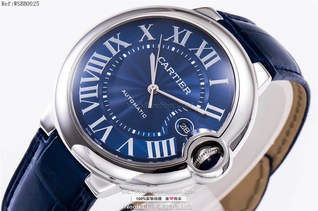 noob工厂卡地亚 Cartier 蓝气球 Ballon Bleu 42mm WSBB0025 情侣表 大号
