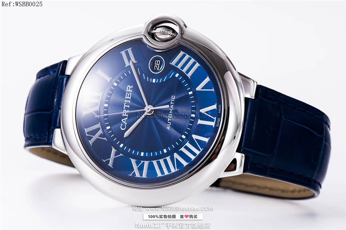  n厂手表官网卡地亚 Cartier 蓝气球 Ballon Bleu 42mm WSBB0025 情侣表 大号