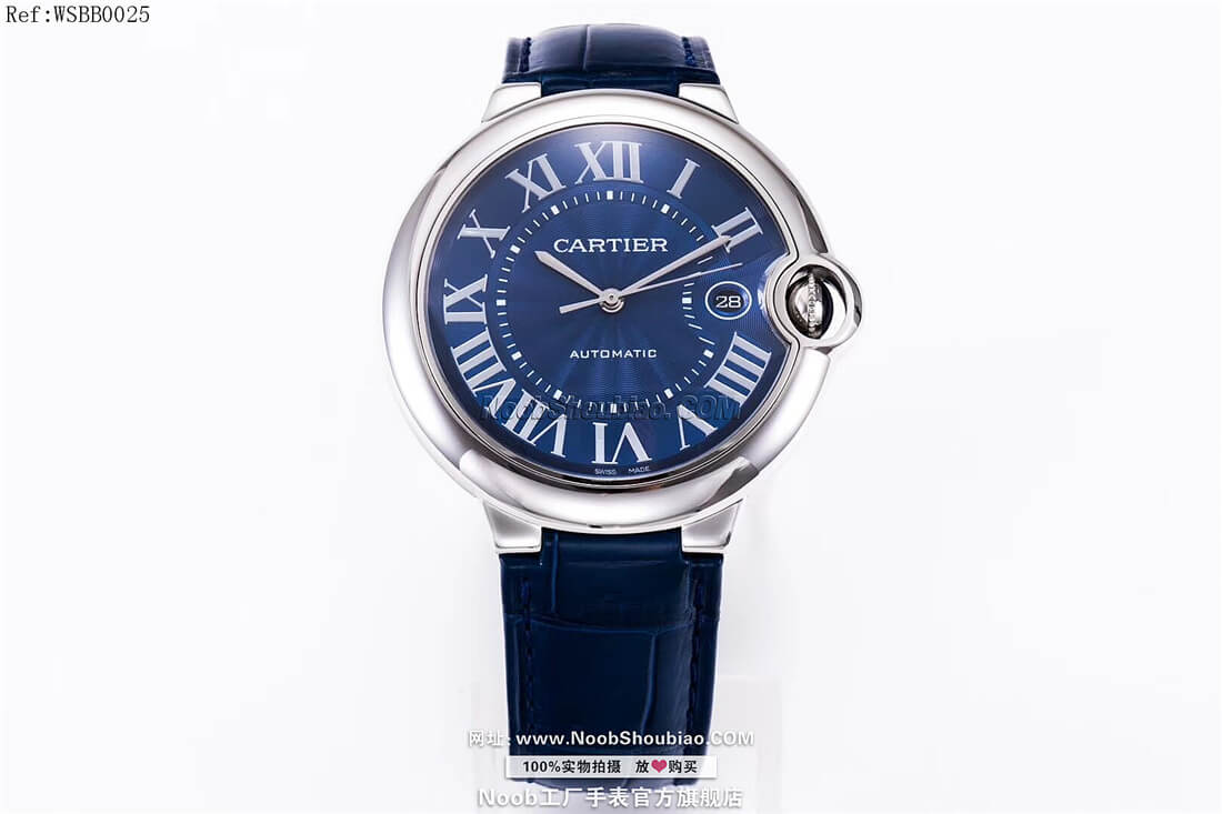 noob官网卡地亚 Cartier 蓝气球 Ballon Bleu 42mm WSBB0025 情侣表 大号