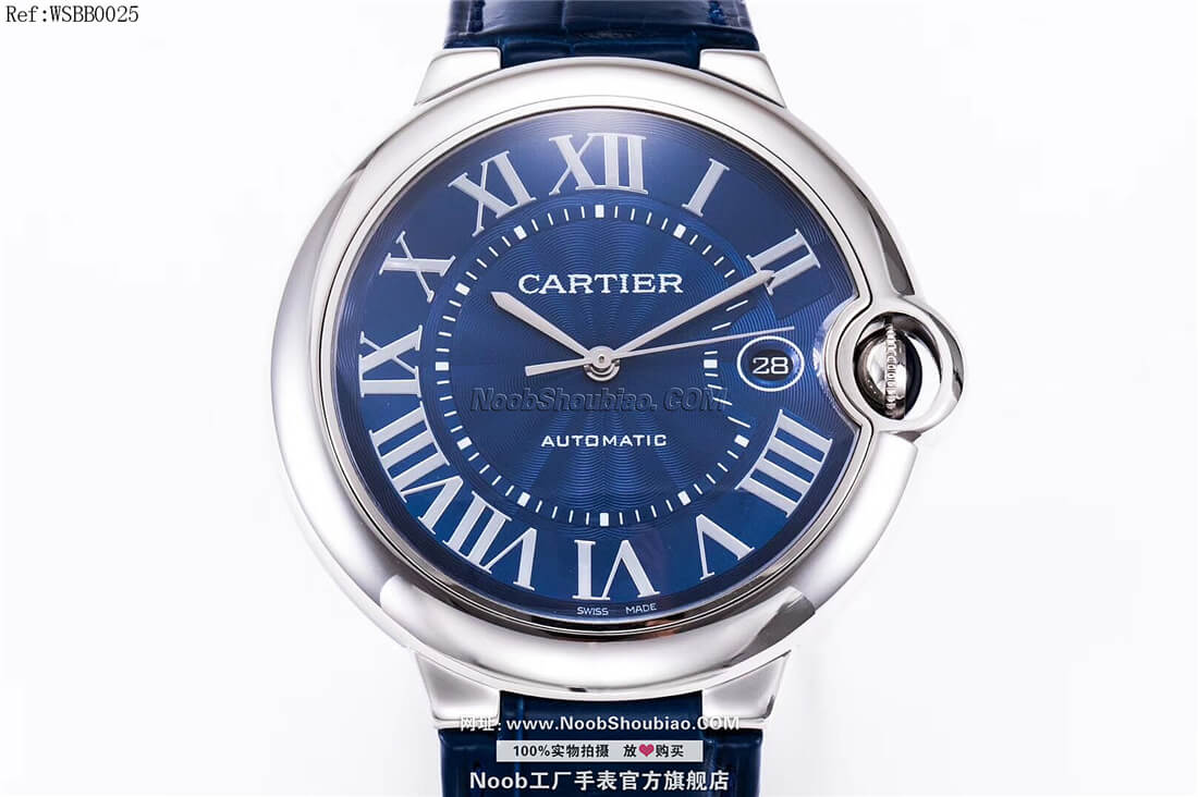 n厂卡地亚 Cartier 蓝气球 Ballon Bleu 42mm WSBB0025 情侣表 大号