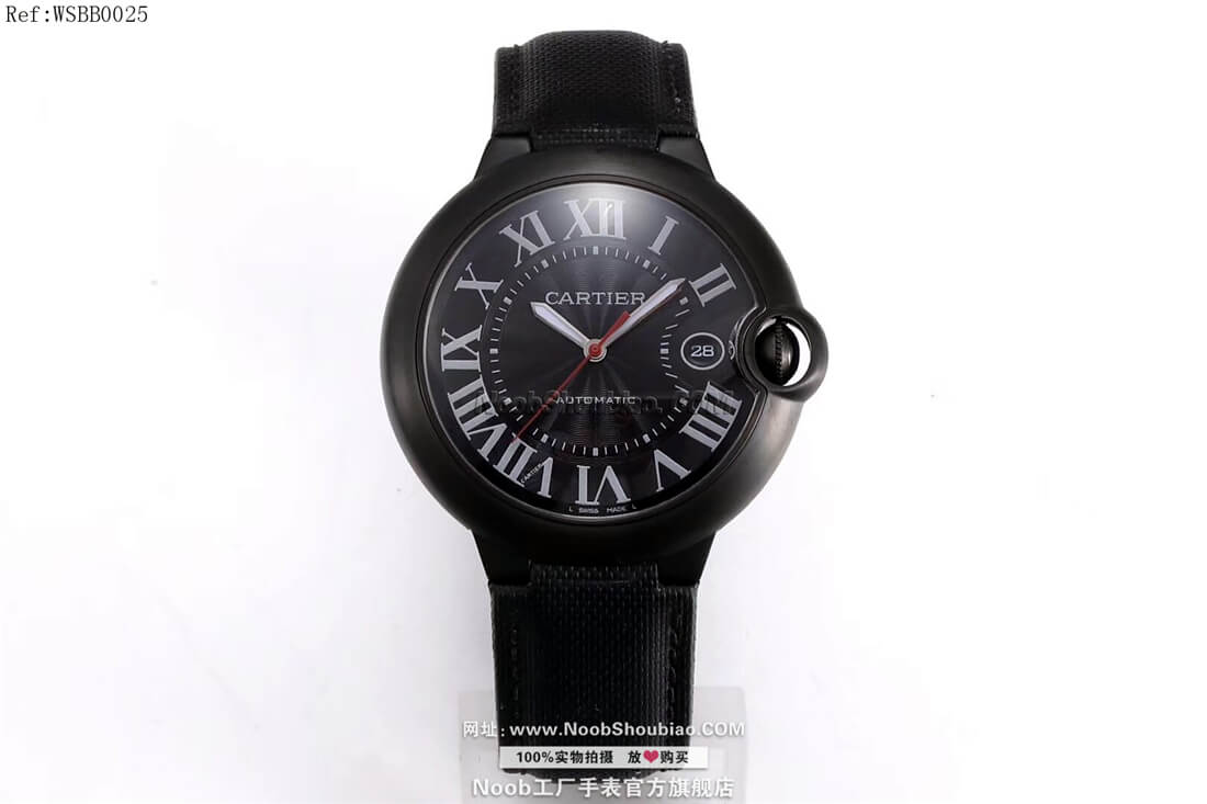noob官网卡地亚 Cartier BALLON BLEU DE CARTIER 42mm 碳镀层腕表 WSBB0015