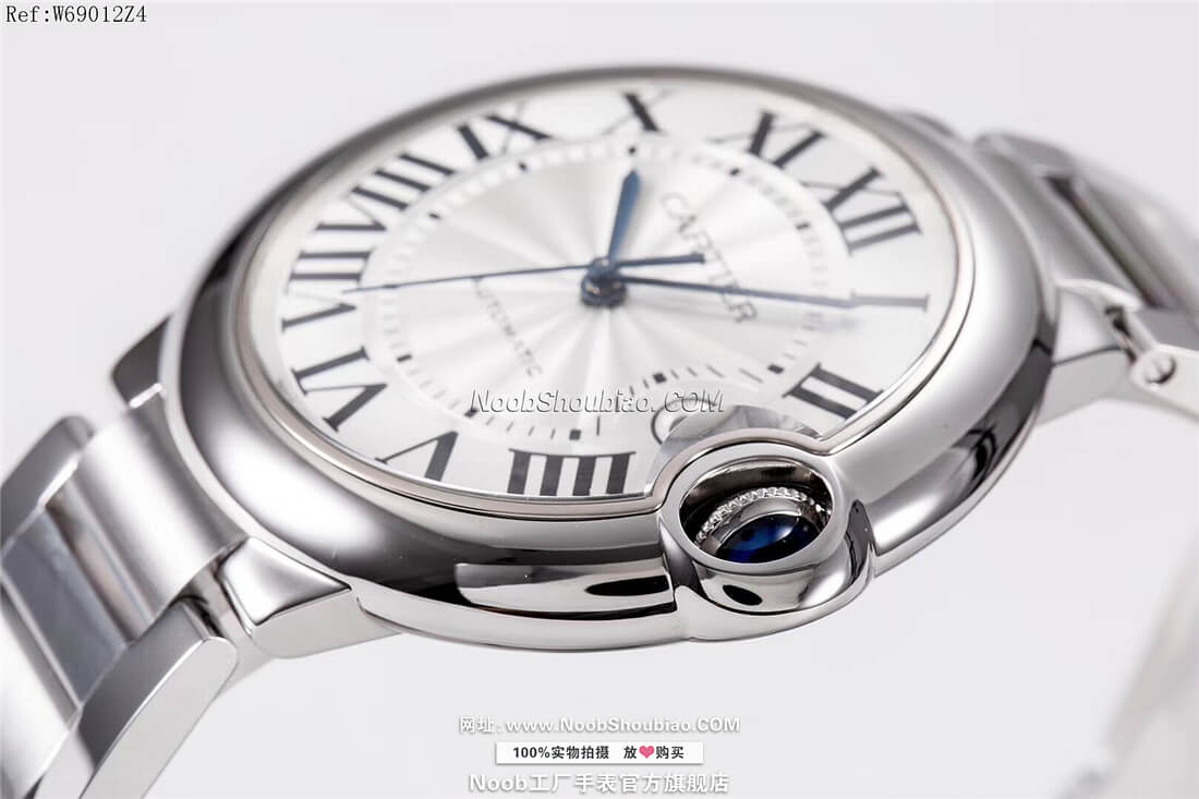  noob卡地亚 Cartier 蓝气球 Ballon Bleu W69012Z4 情侣表 大号 42mm